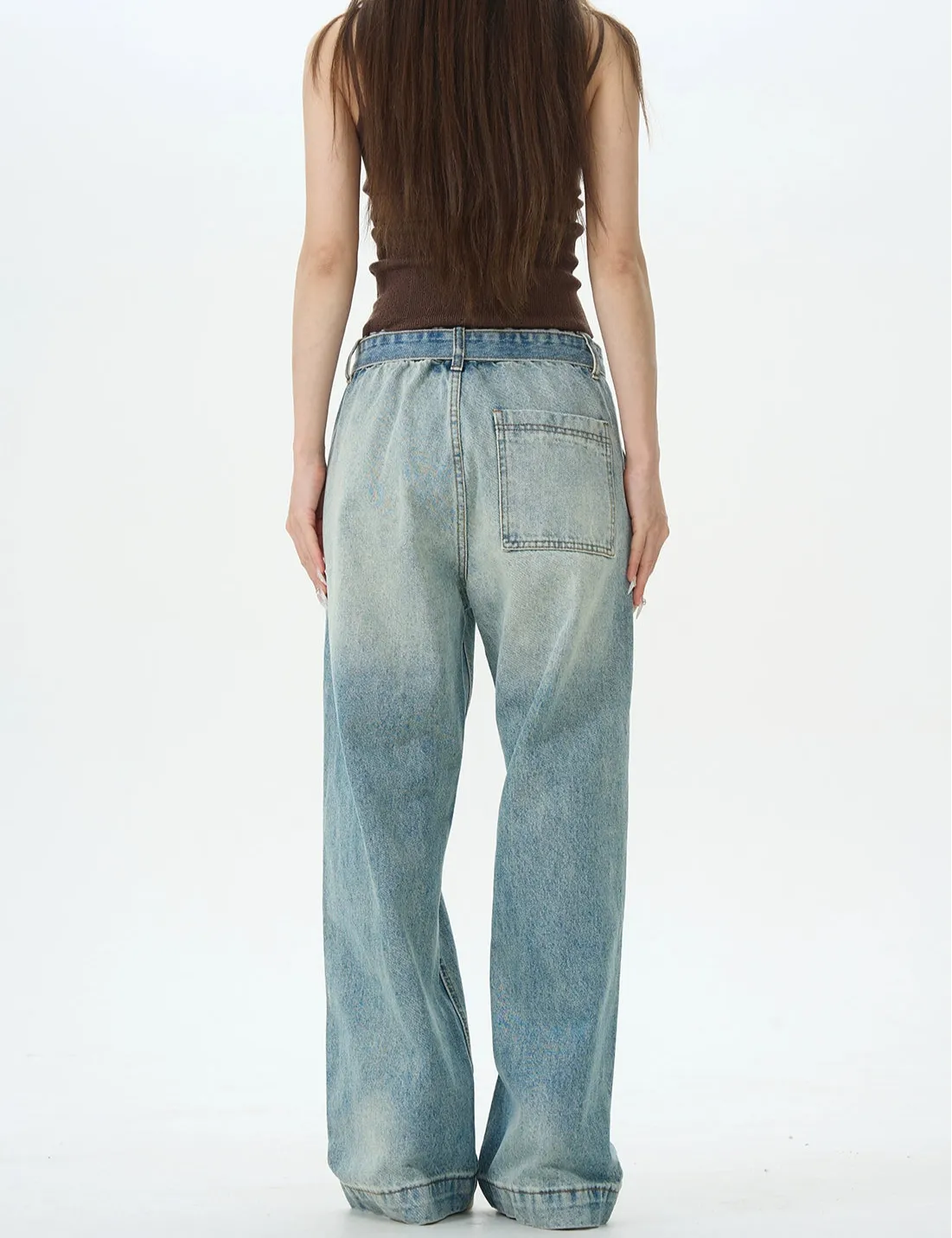 Loose Fit Straight-leg Jeans