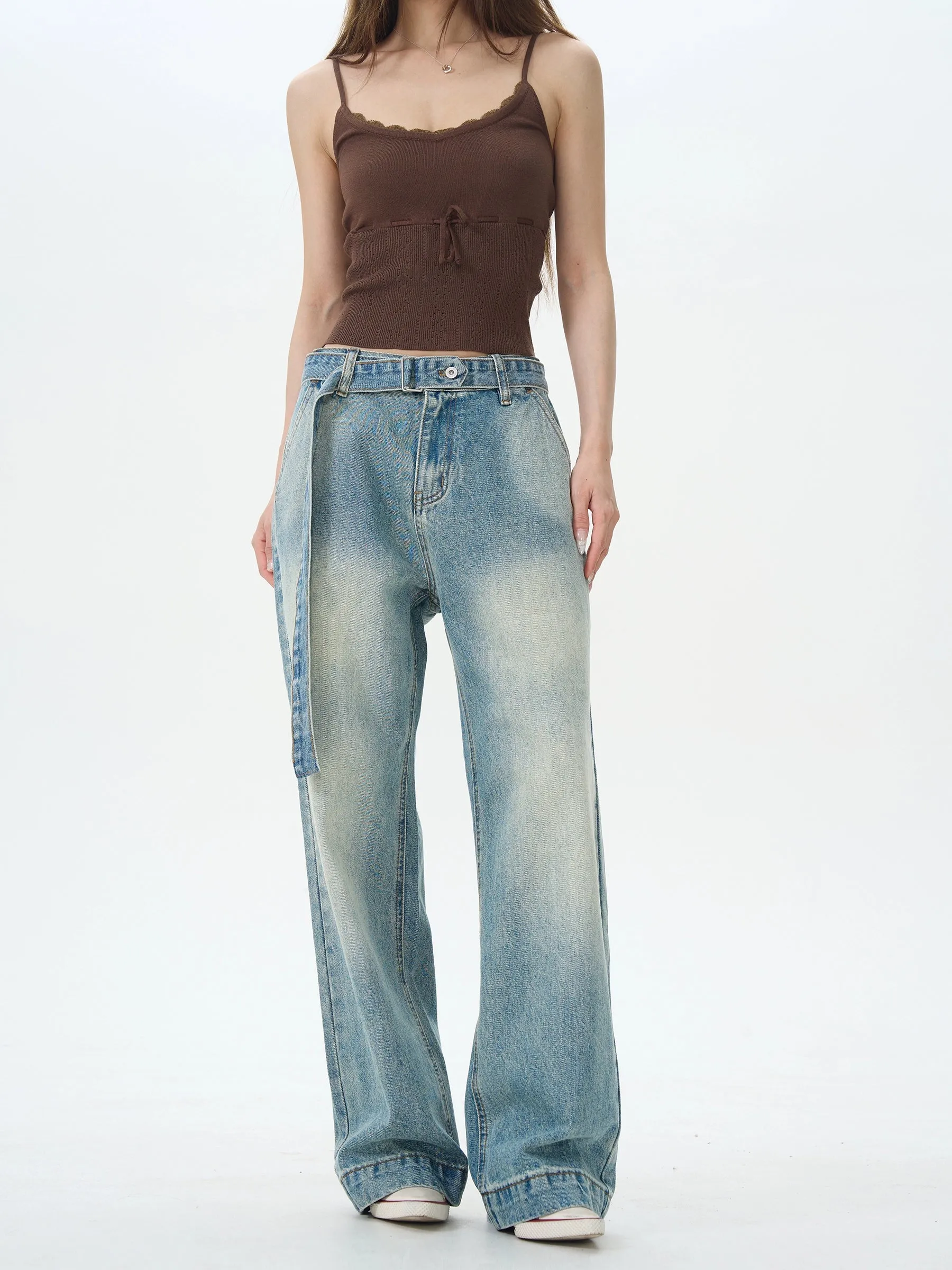 Loose Fit Straight-leg Jeans