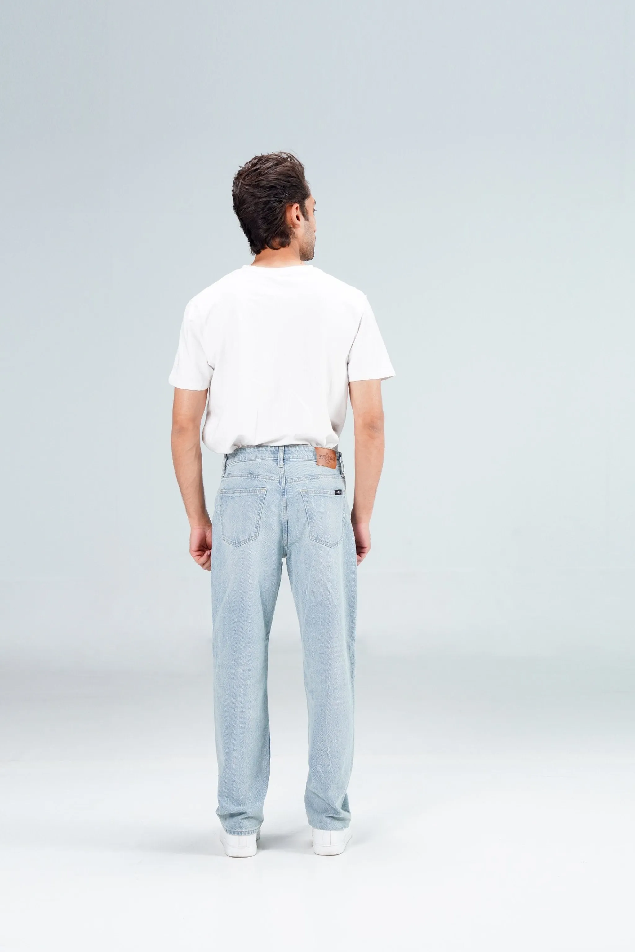 Loose Straight Fit Light Blue