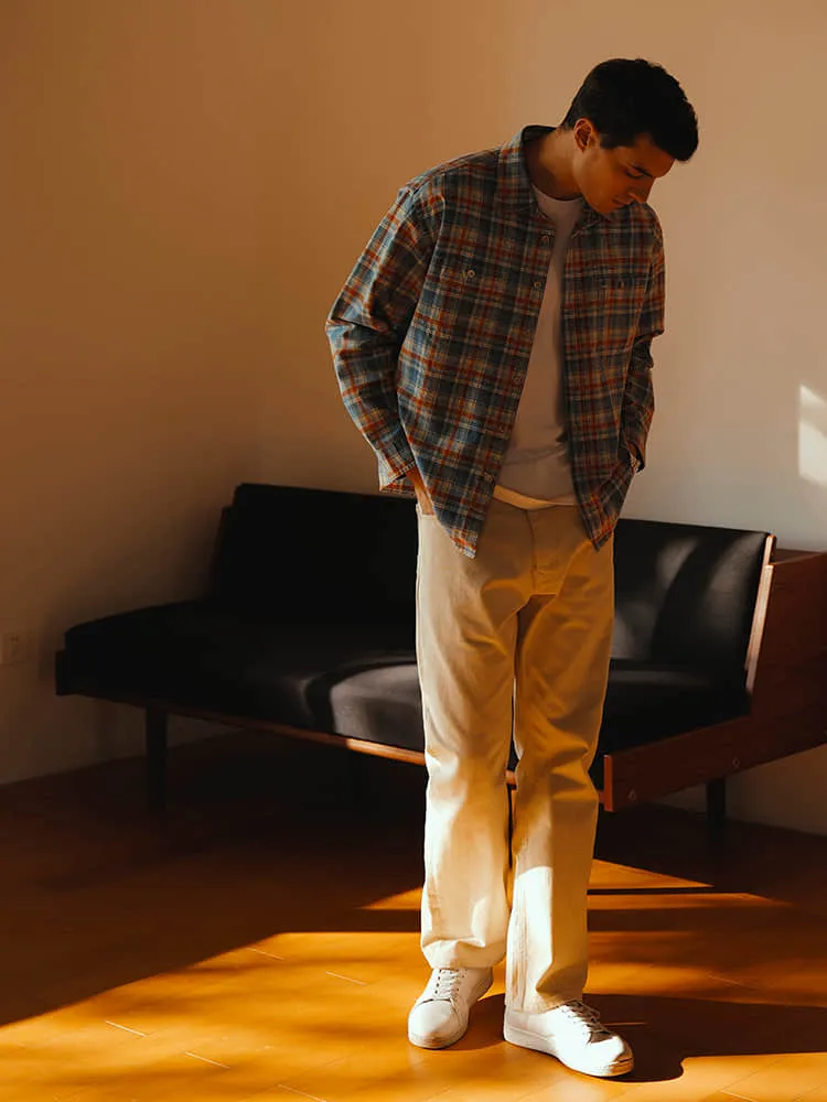 [LR08] 11.3oz Washed Vintage Jeans