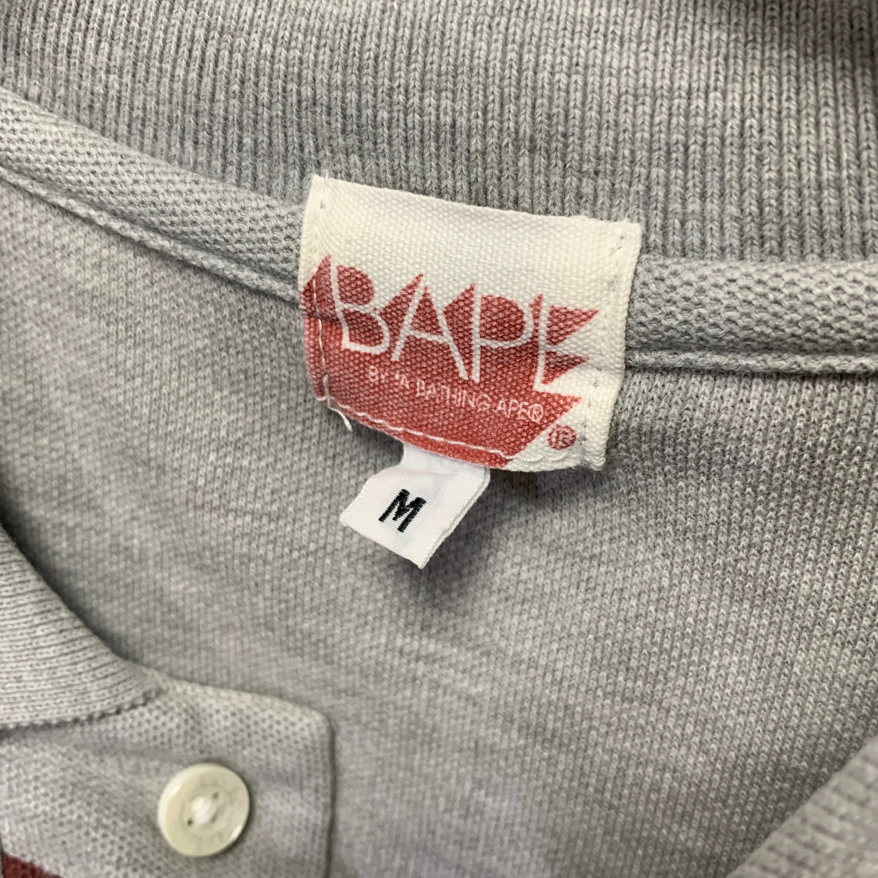 [M] A Bathing Ape Bape Sta All Over Polo Shirt