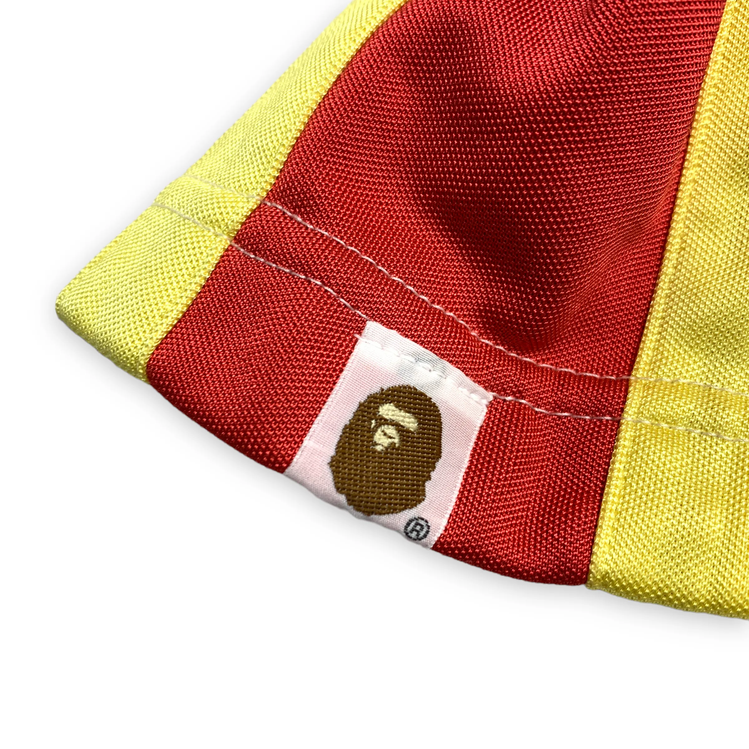 [M] A Bathing Ape Bape Vintage Foot Soldier Polyester Polo Shirt