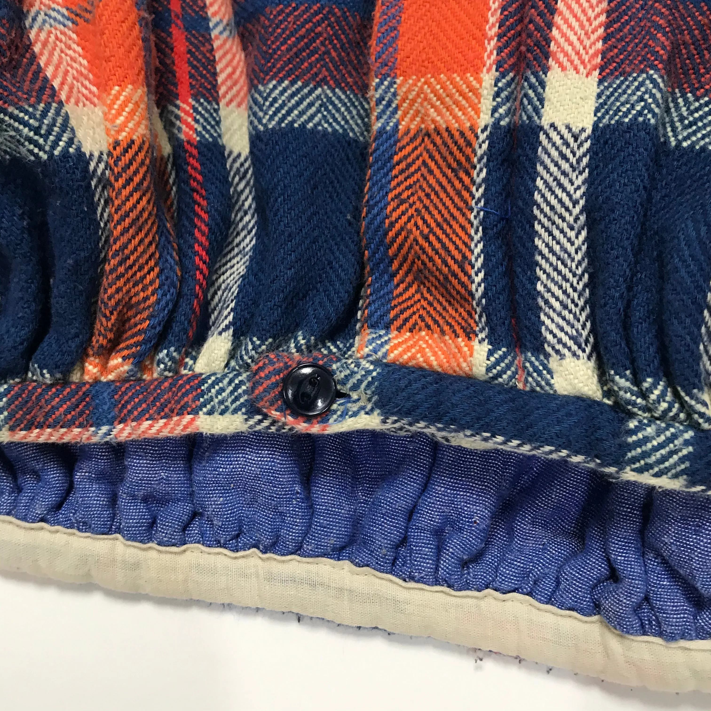 [M] Kapital Flannel L/S Shirt Blue/Orange