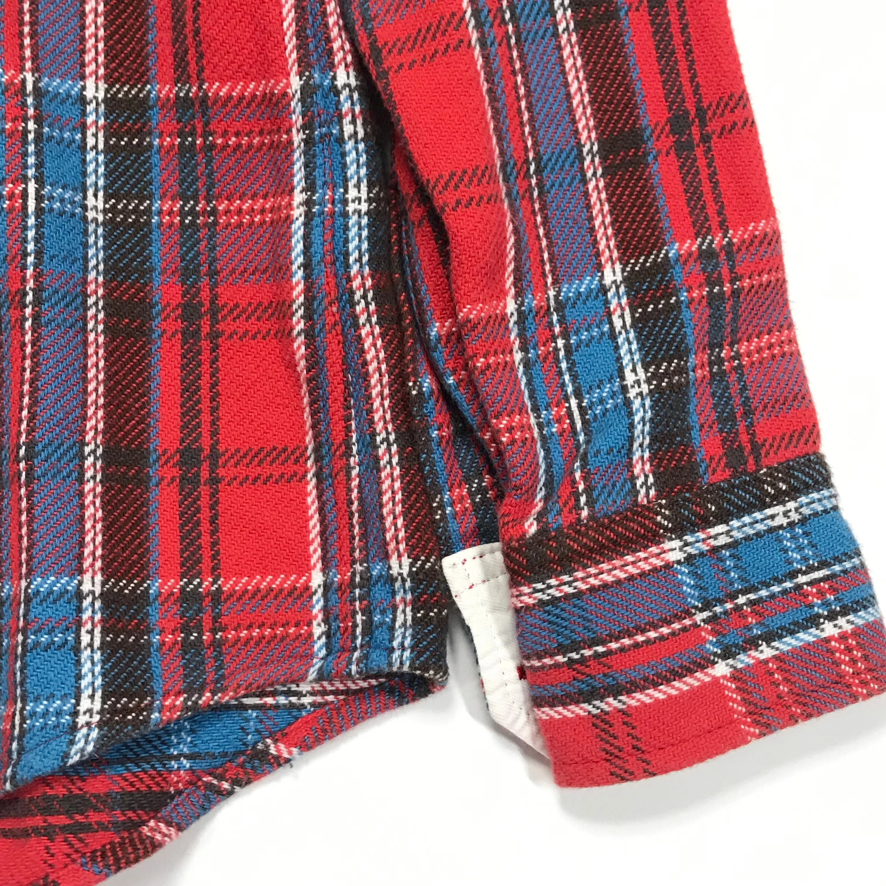 [M] Visvim 10AW Black Elk Flannel Check Shirt Red