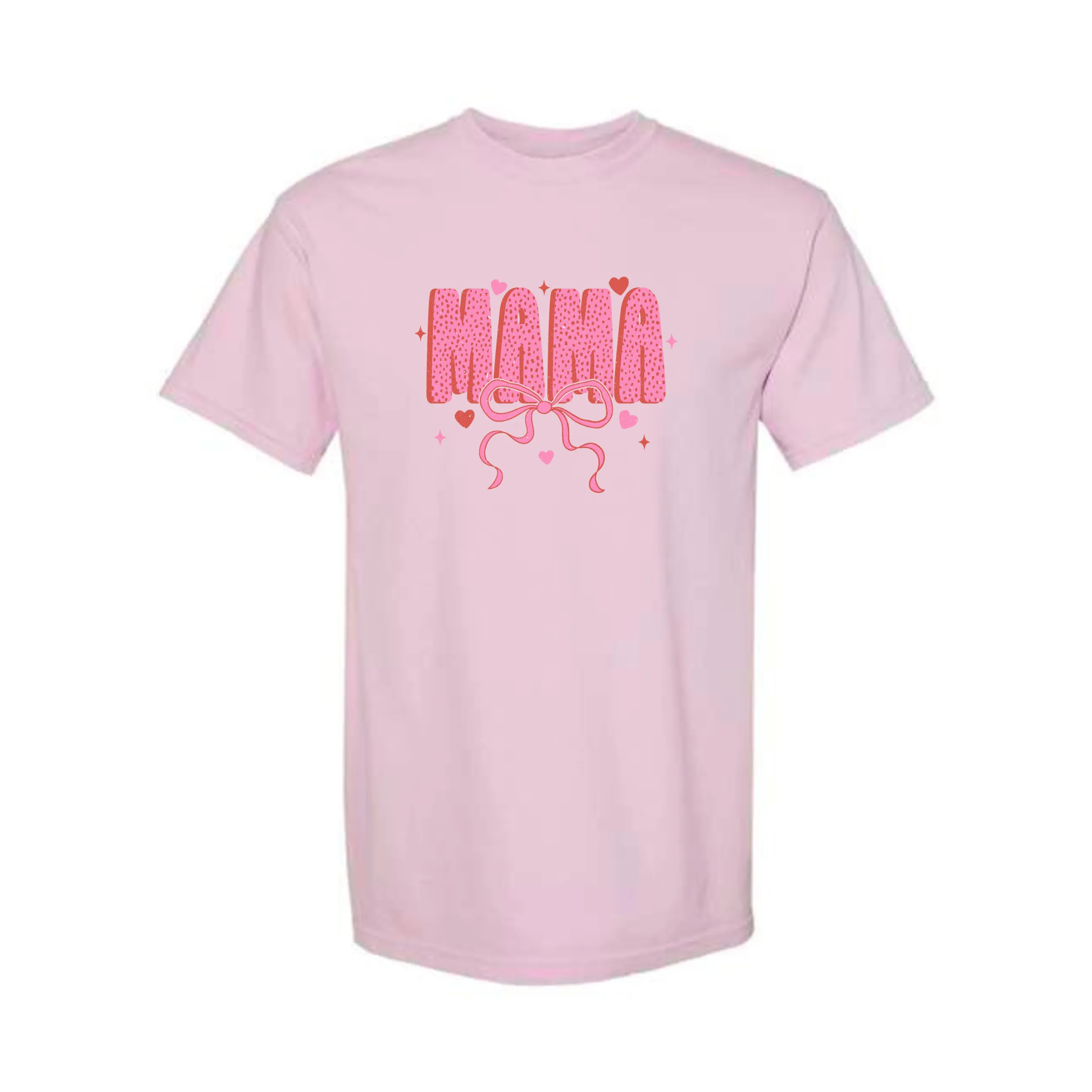 MAMA Bow Graphic T-Shirt- 8 Colors