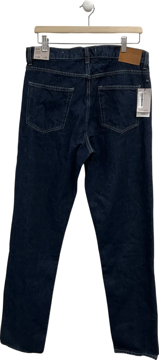 MANGO Blue Bob Regularly Fit Jeans W32