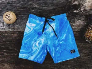 Marbleized Board Short
