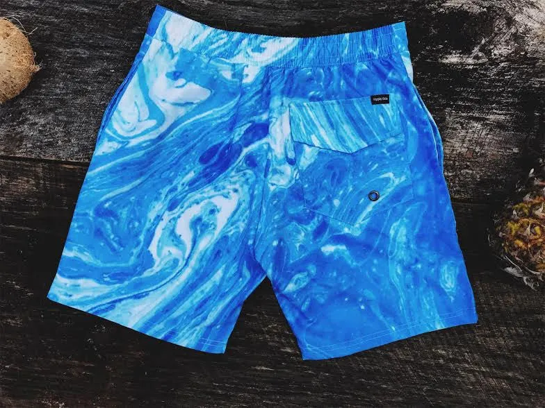 Marbleized Board Short