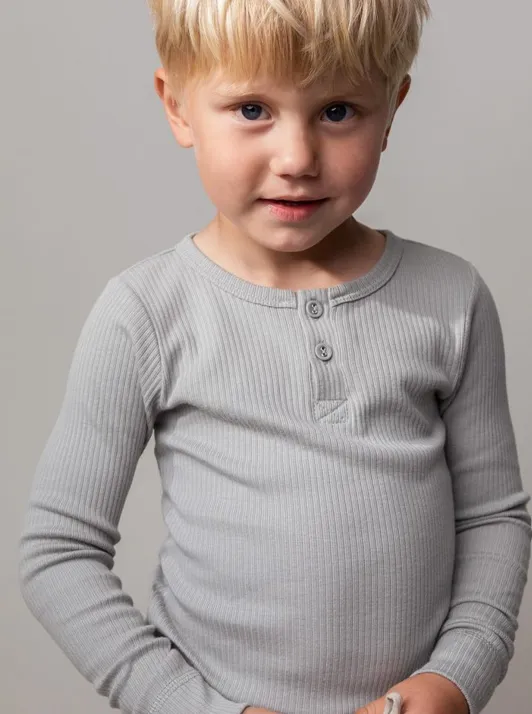 Marmar Henley Tee in Chalk Color