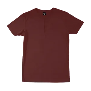 Maroon Henley T-Shirt