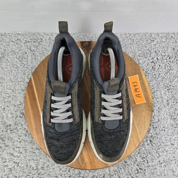 Martin Dingman Extra Light Fly Knit Mesh Jogger Grey Casual Sneakers Mens 9.5 M