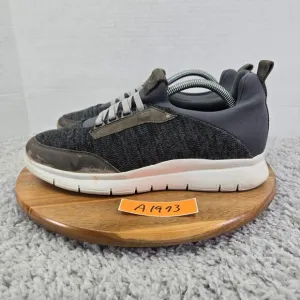 Martin Dingman Extra Light Fly Knit Mesh Jogger Grey Casual Sneakers Mens 9.5 M