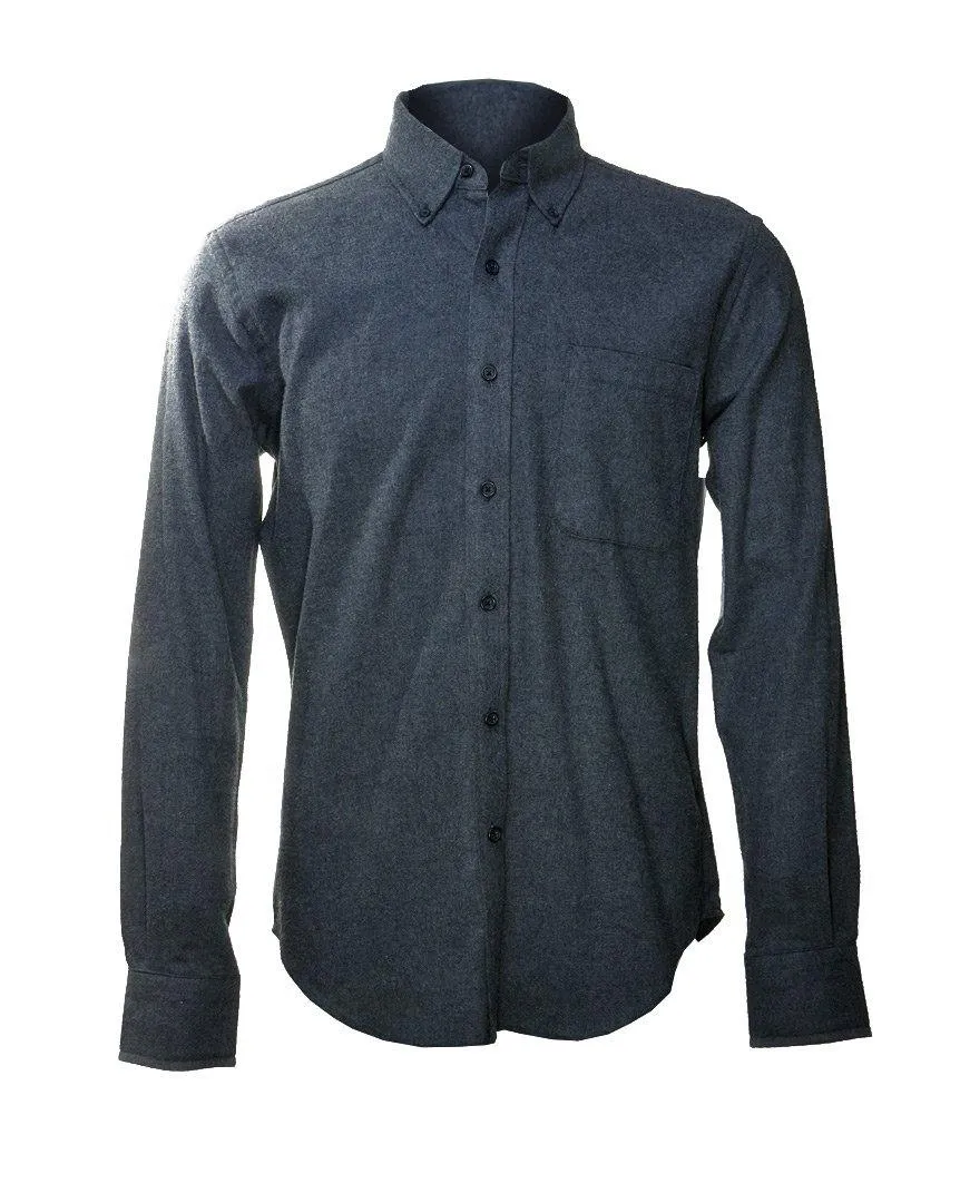 Melange Flannel Steel