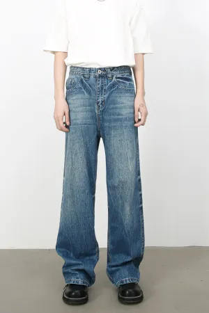 Men's Mid Rise Loose Fit Jeans
