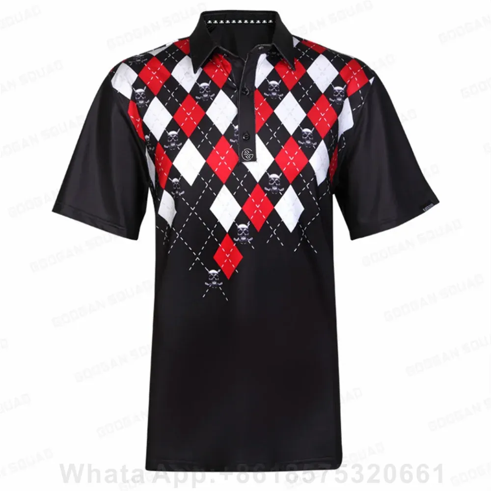 Men's Outdoor Sports Polo Shirt Plus Size Short Sleeve Polo T-Shirt Fishing Golf Clothing Quick Dry Casual Tops