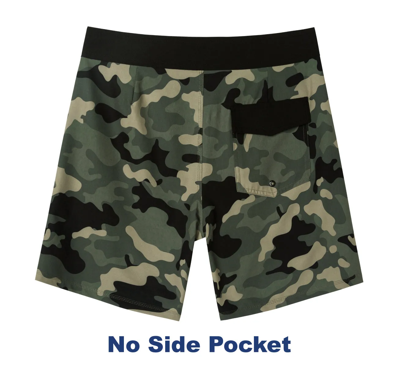 Men's Performance BoardShorts UPF50 With Stretch Fabric