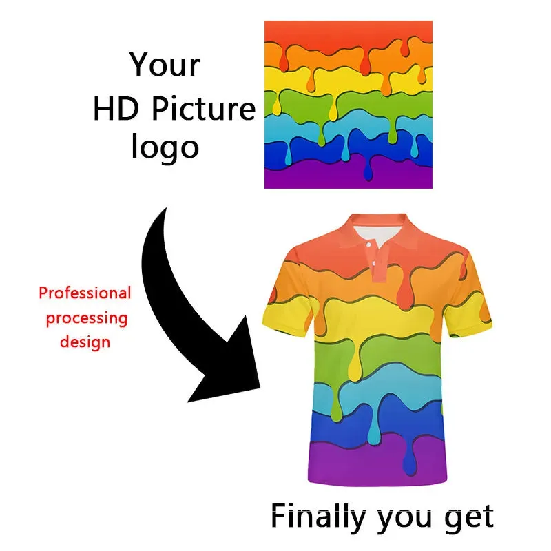 Men's Polo Shirt Music Note Piano Keys Printed Men casual 3D