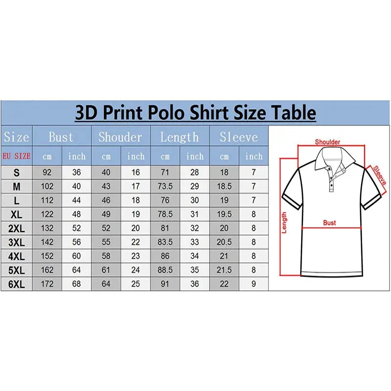 Men's Polo Shirt Music Note Piano Keys Printed Men casual 3D