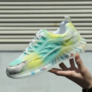 Men's Popcorn Shoes Rainbow Jelly Sneakers