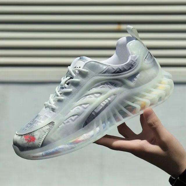 Men's Popcorn Shoes Rainbow Jelly Sneakers