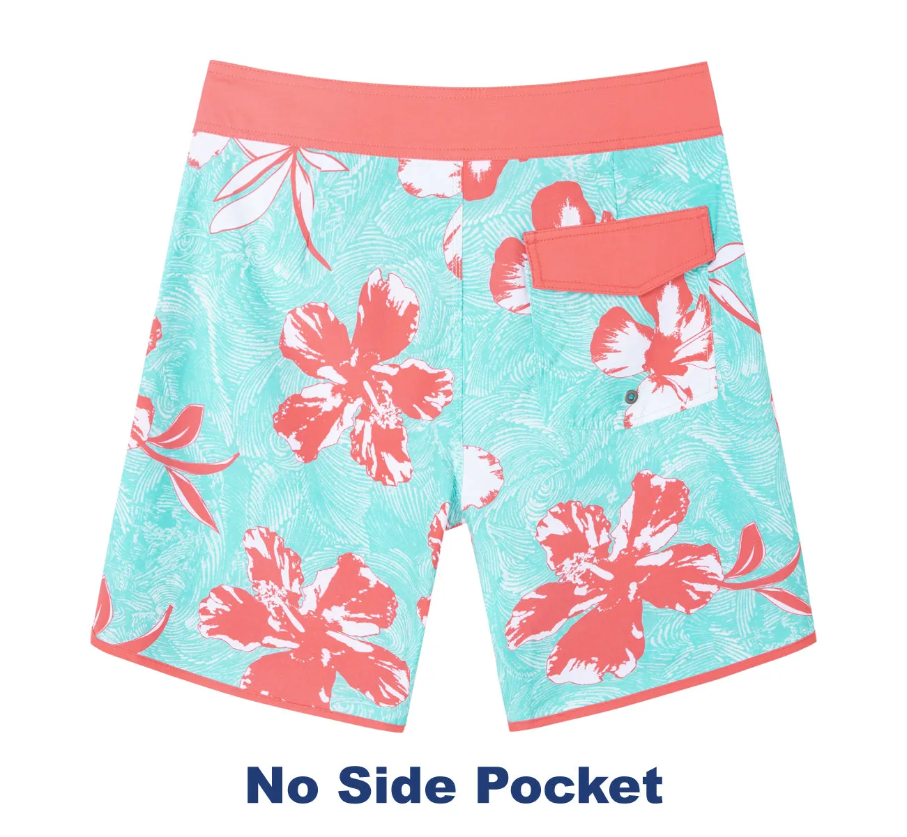 Men's Quick-Dry Performance BoardShorts With Mesh Liner & Pockets