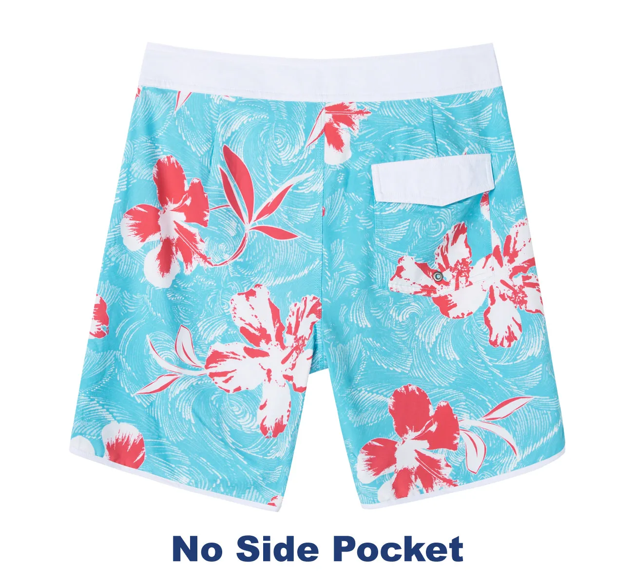 Men's Quick-Dry Performance BoardShorts With Mesh Liner & Pockets