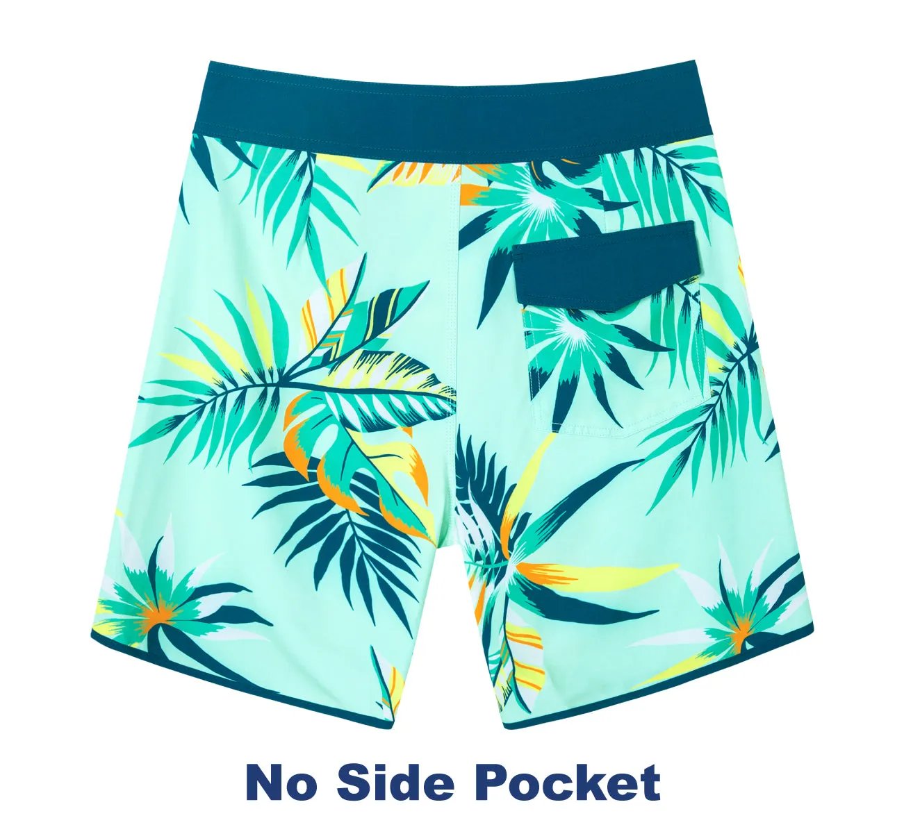 Men's Quick-Dry Performance BoardShorts With Mesh Liner & Pockets