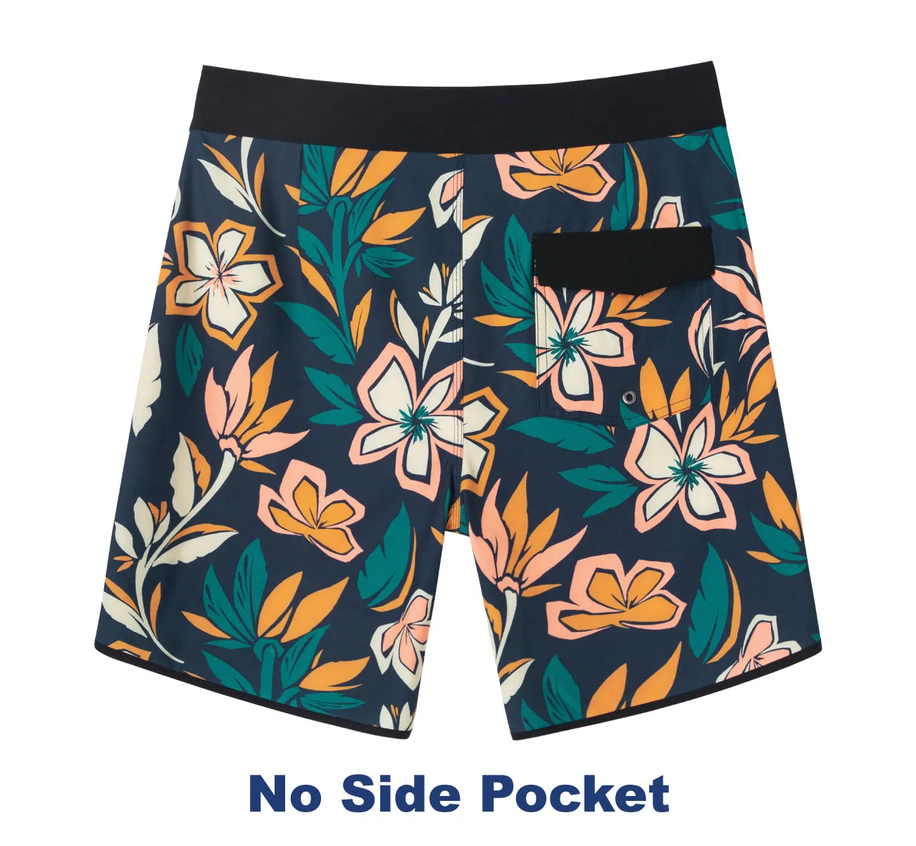 Men's Quick-Dry Performance BoardShorts With Mesh Liner & Pockets