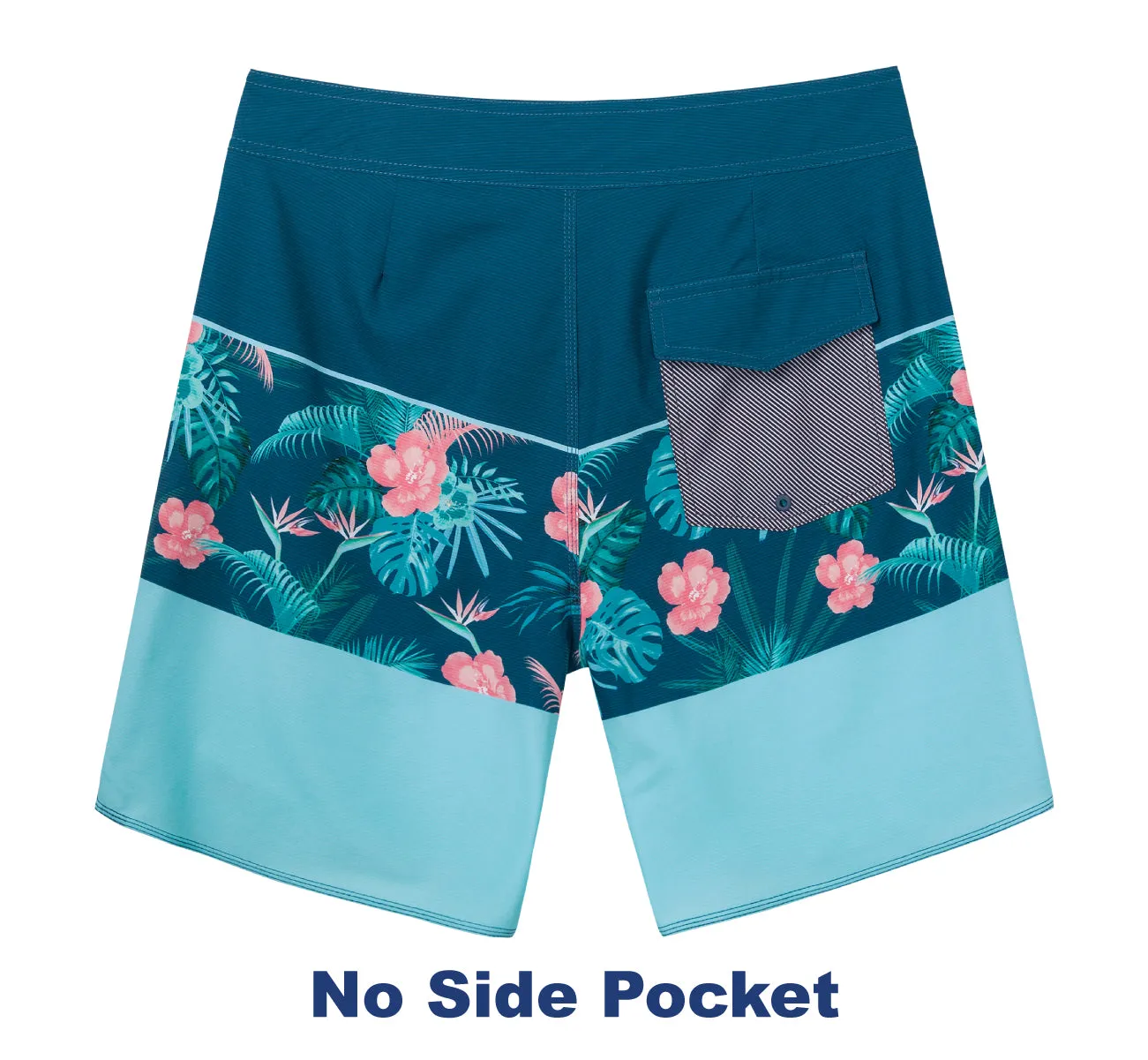 Men's Quick-Dry Performance BoardShorts With Mesh Liner & Pockets
