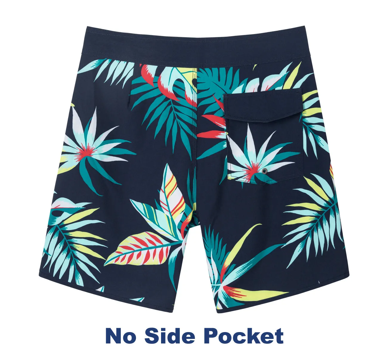 Men's Quick-Dry Performance BoardShorts With Mesh Liner & Pockets