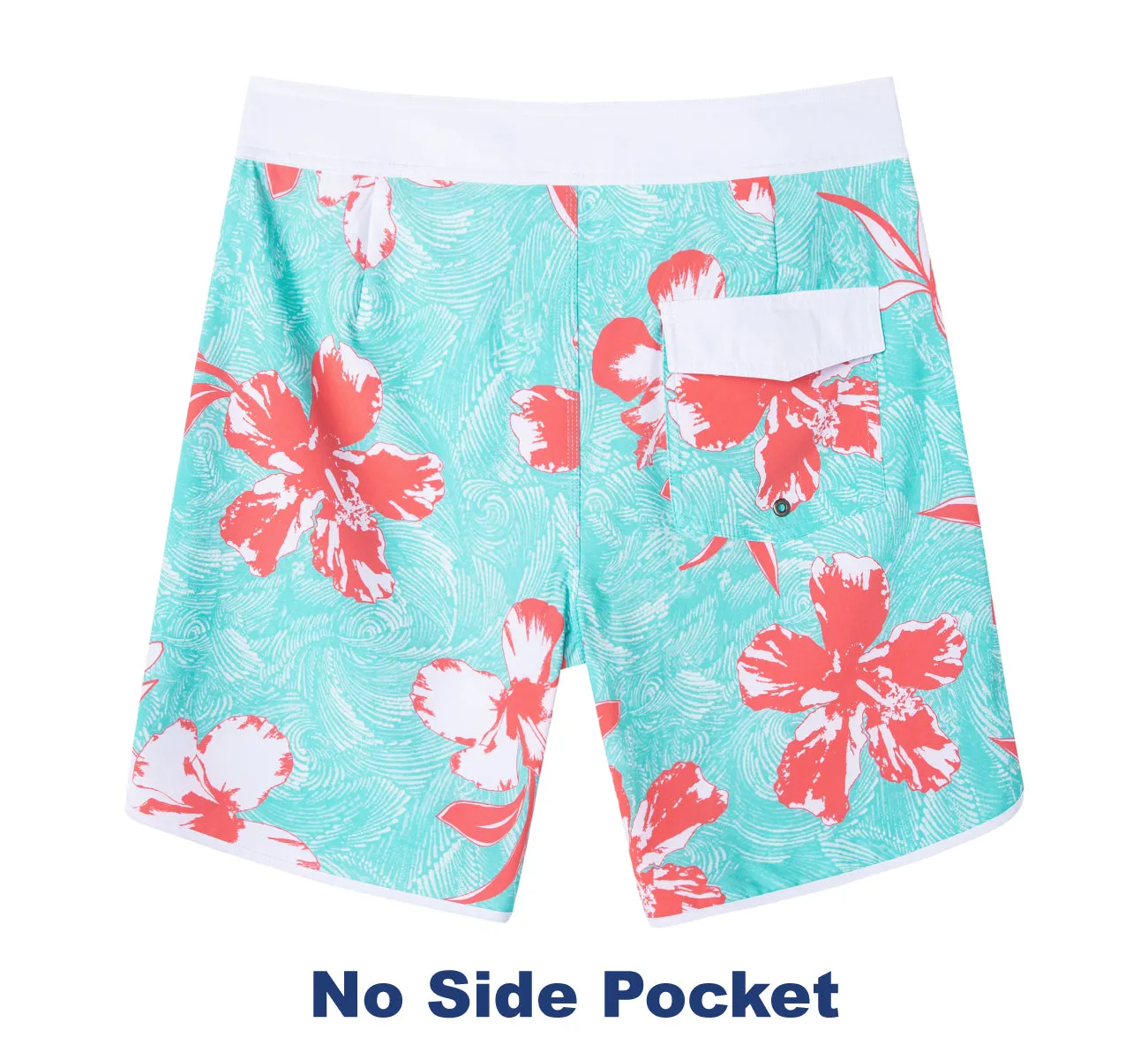 Men's Quick-Dry Performance BoardShorts With Mesh Liner & Pockets