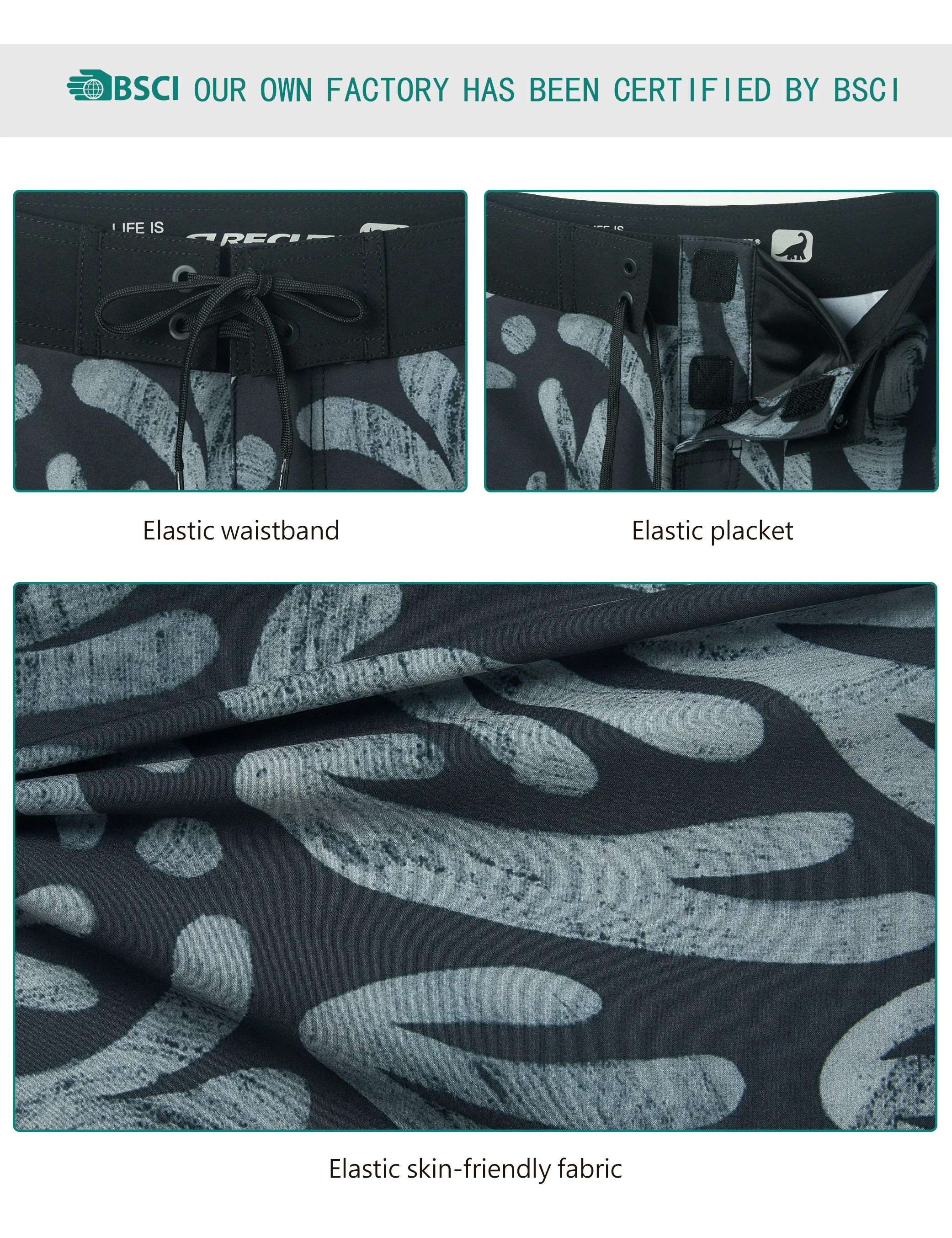 Men's Quick-Dry Stretch Performance BoardShorts With Pockets