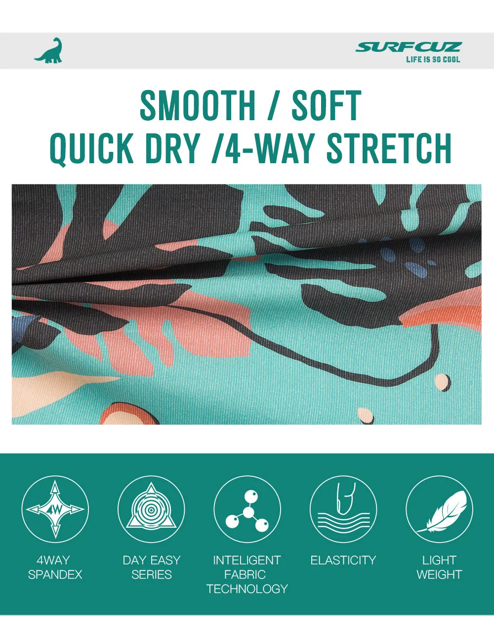 Men's Quick-Dry Stretch Performance BoardShorts With Pockets