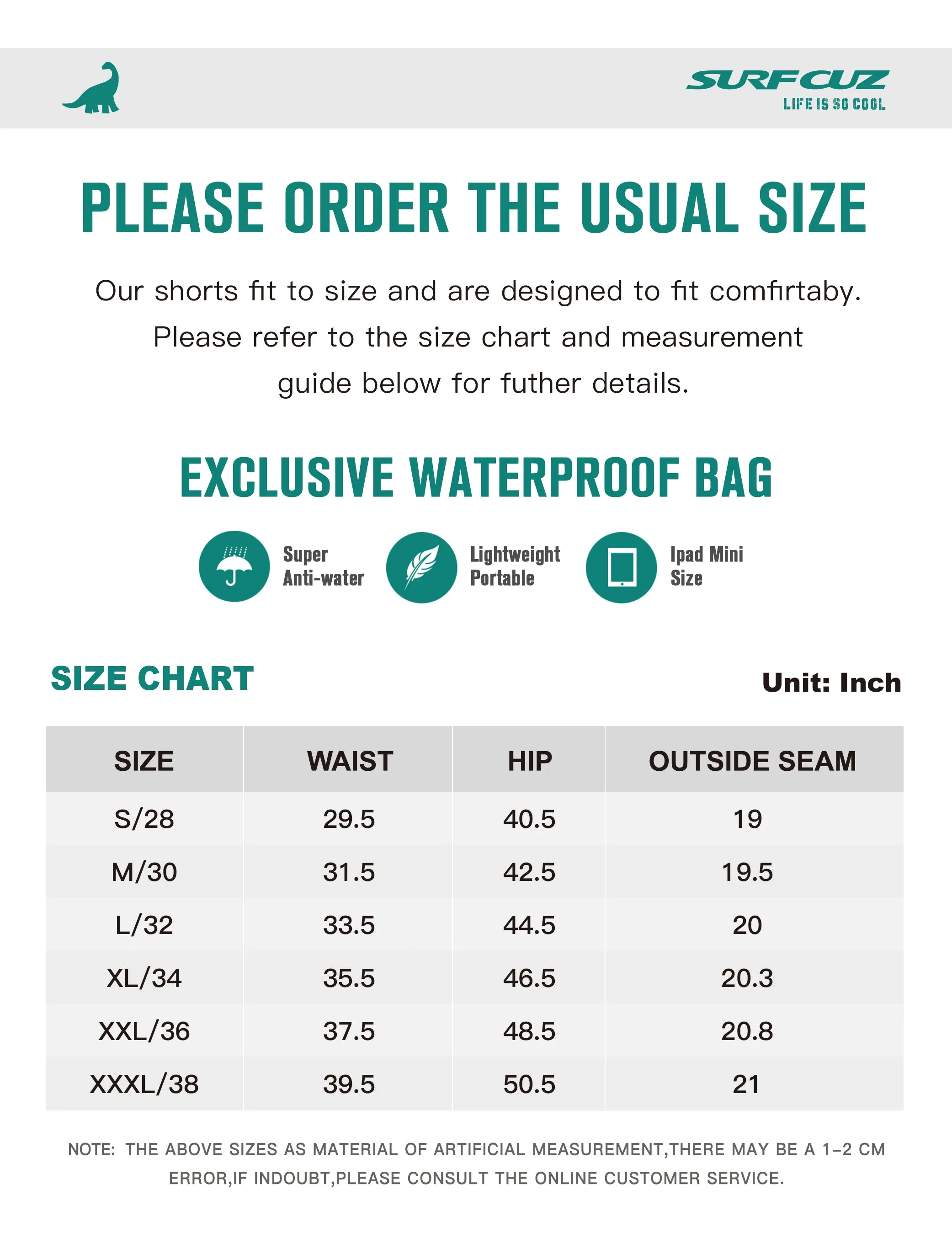 Men's Quick-Dry Stretch Performance BoardShorts With Pockets