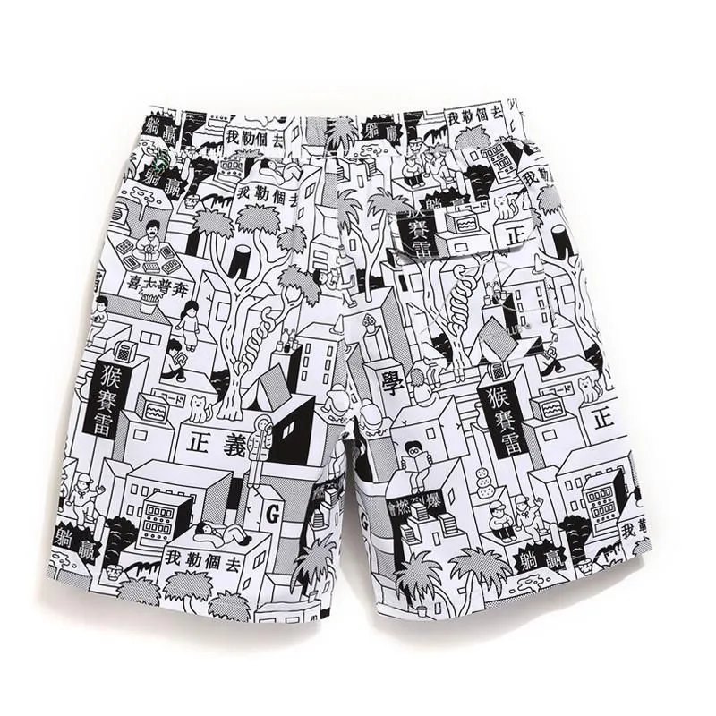 Men's Quick Drying Print Shorts