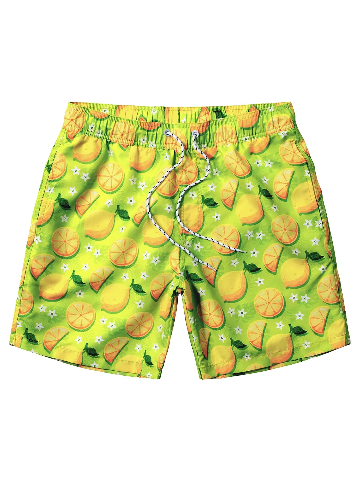 Men's Summer Funny Print Beach Quick Dry Swimming Trunks