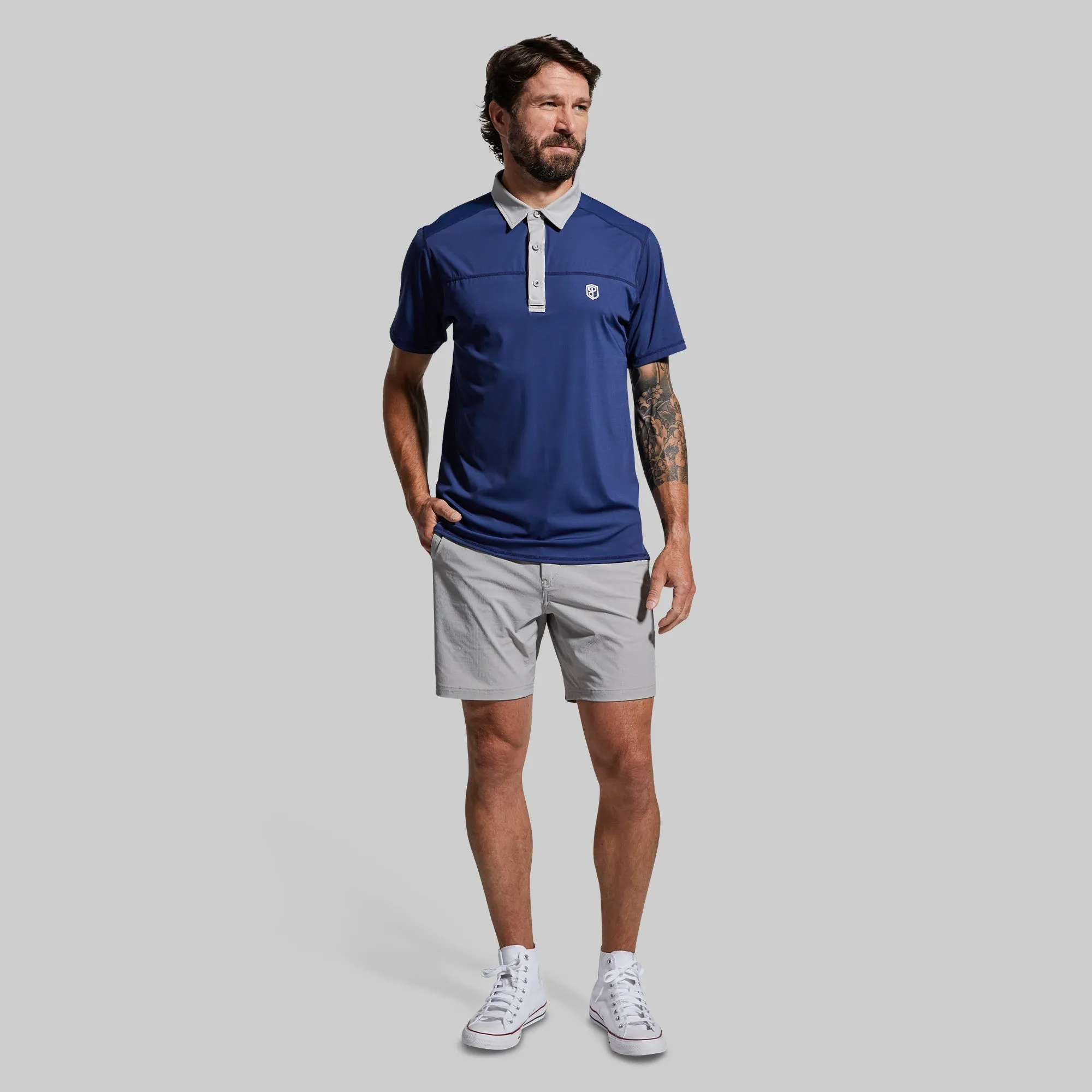 Men's Tek Polo (Midnight Blue)