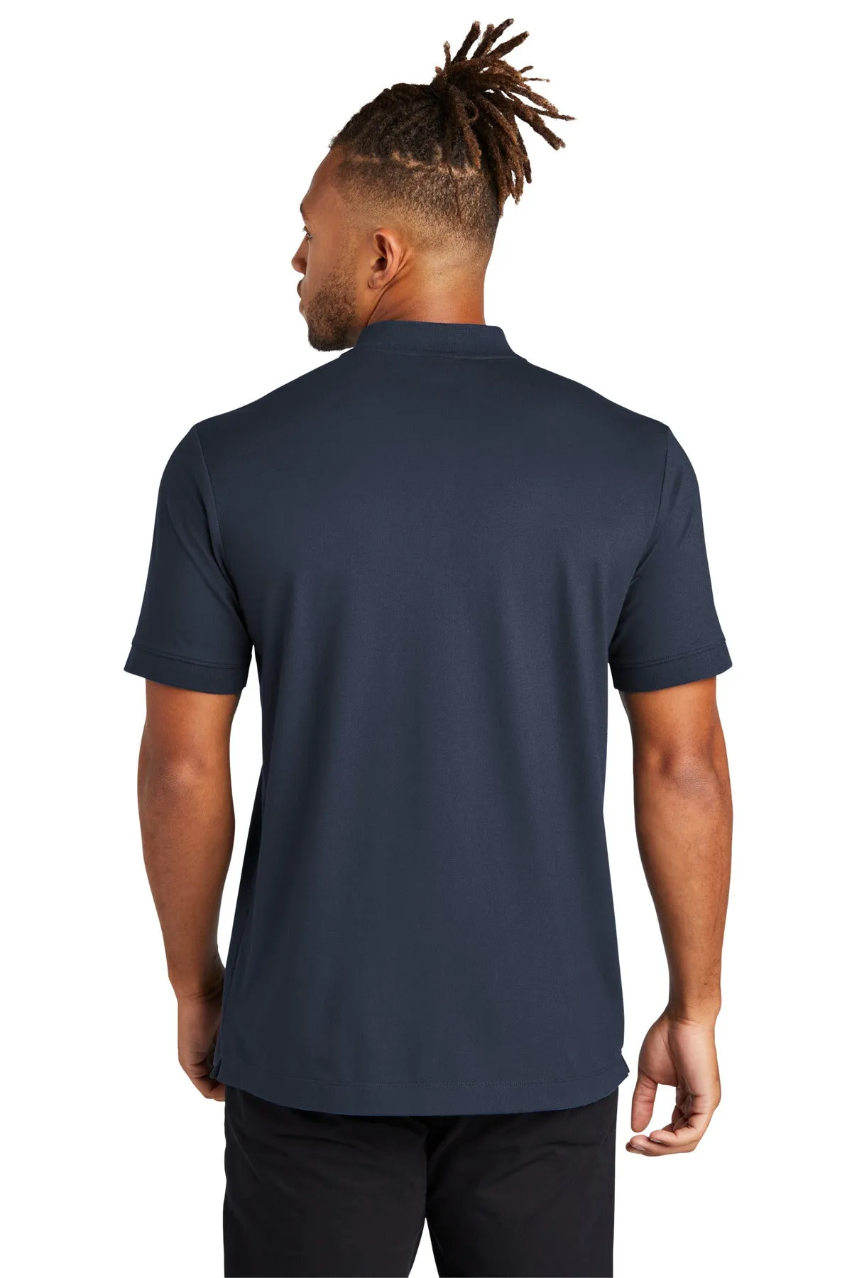 Mercer Mettle Stretch Pique Henley MM1008 Night Navy