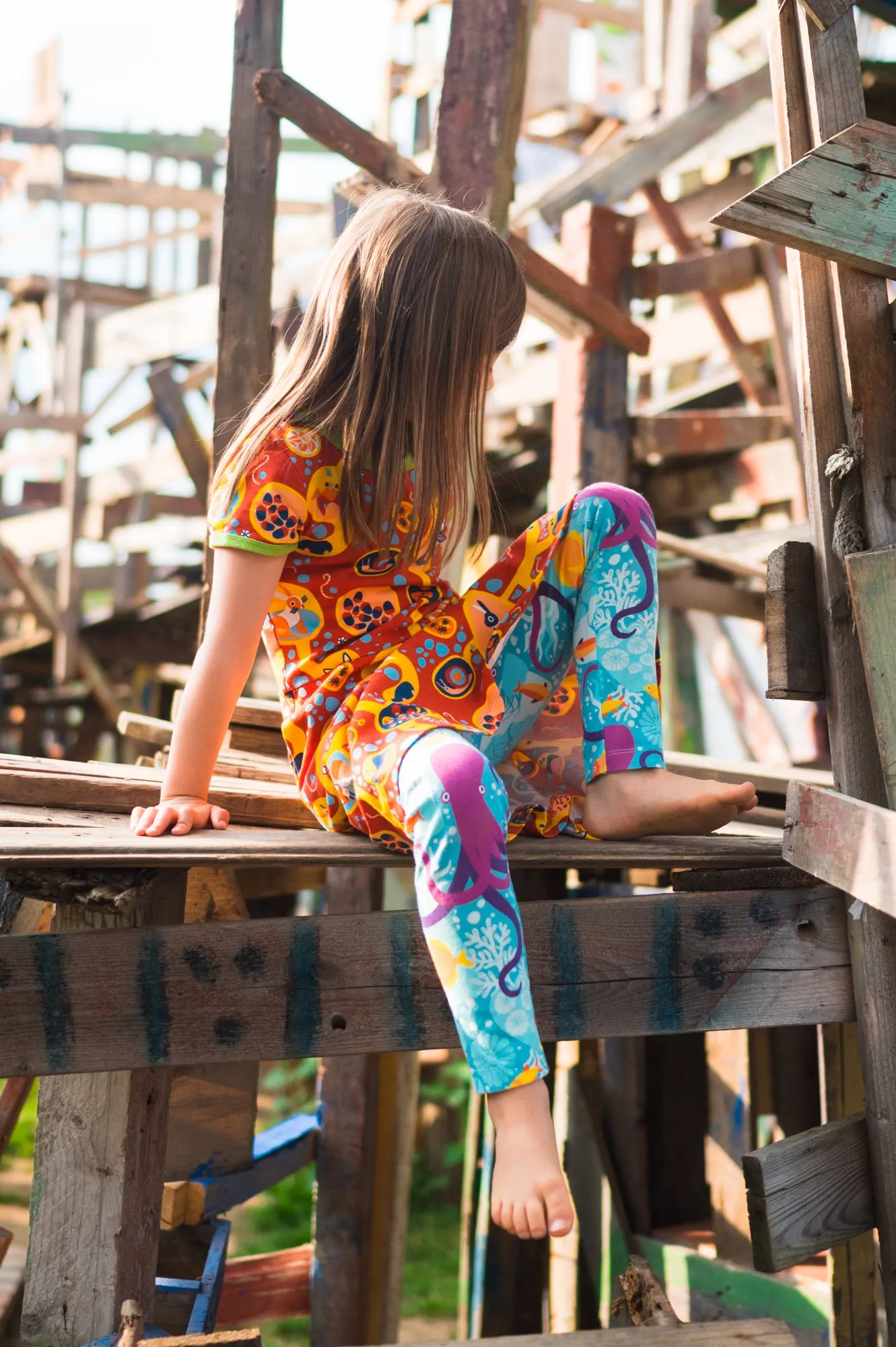 Merle Kids - SS Skater Dress - Underground