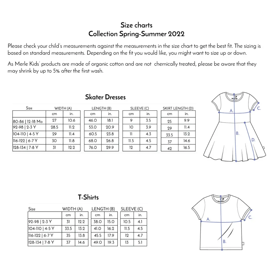 Merle Kids - SS Skater Dress - Underground