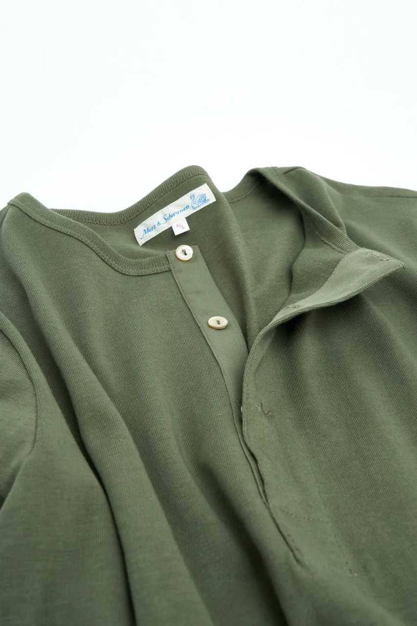 Merz b. Schwanen Good Originals Henley 206 Army