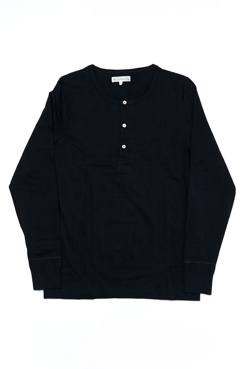 Merz b. Schwanen Good Originals Henley 206 Deep Black