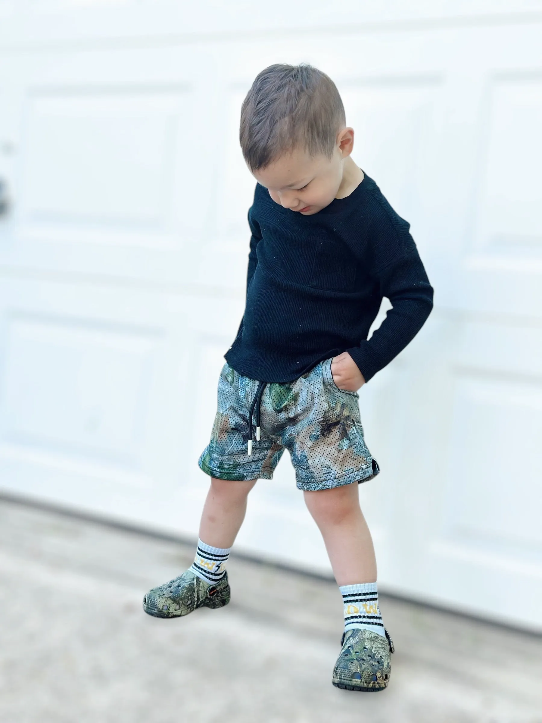 Mesh Camo Shorts
