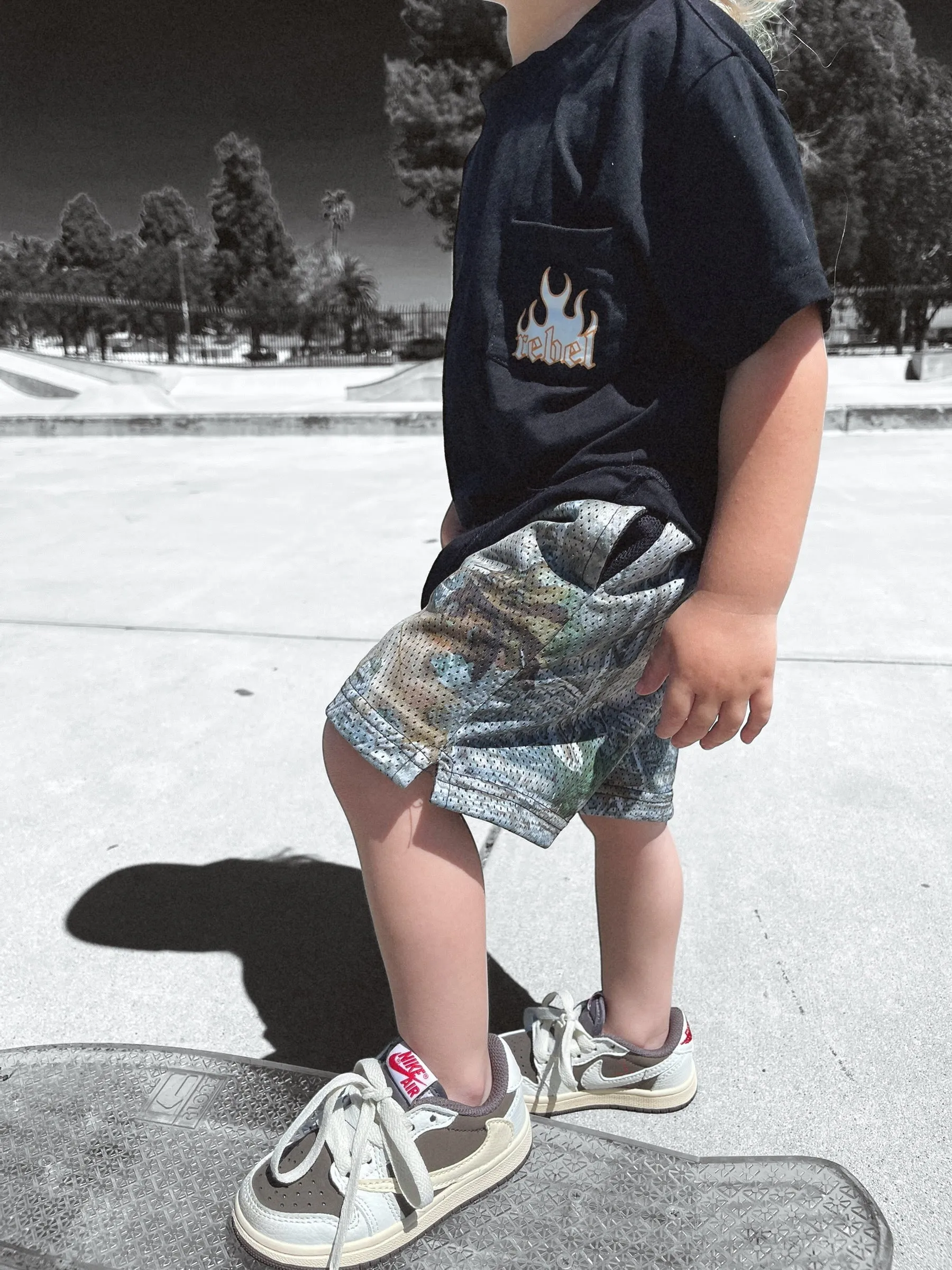 Mesh Camo Shorts