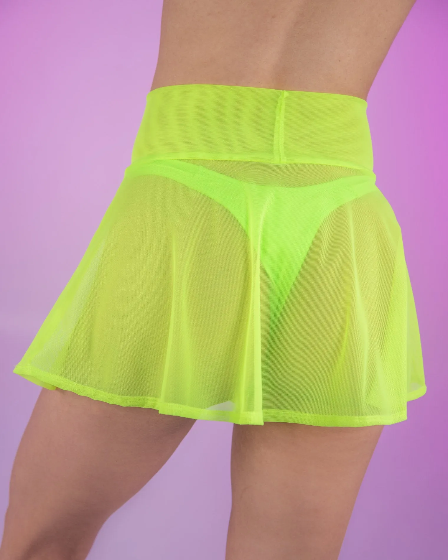 Mesh Skater Skirt Rave Basics
