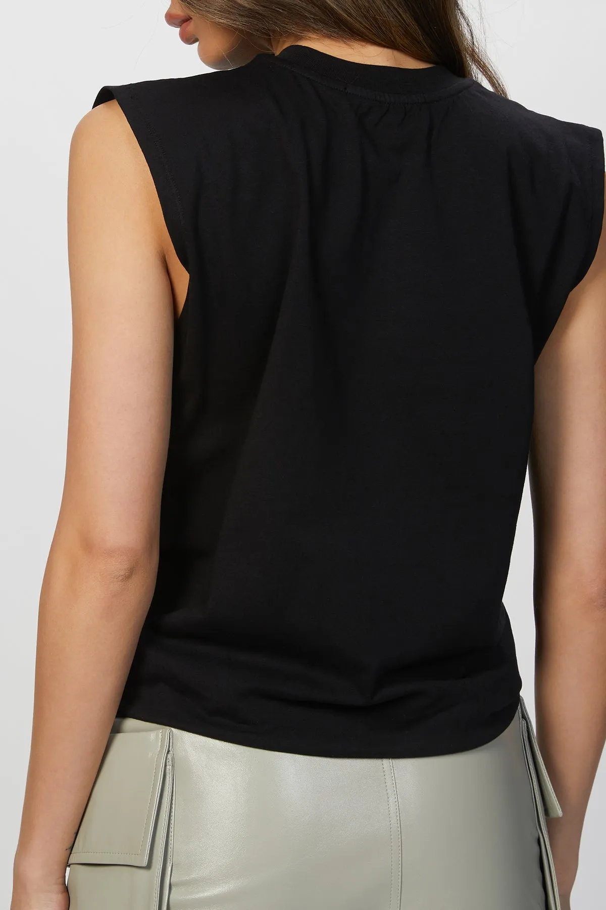 MICRO-LOGO CREW NECK TANK TOP