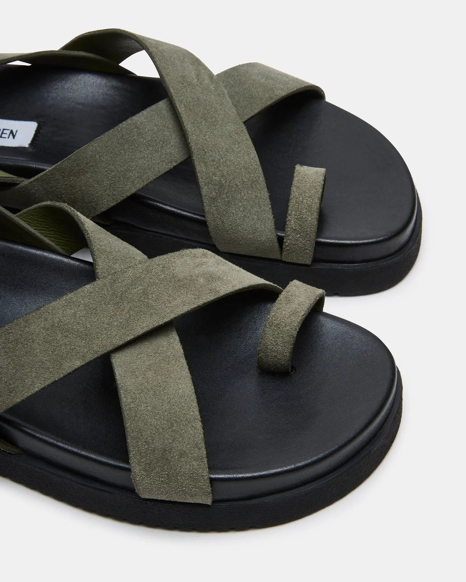 MIRA OLIVE SUEDE