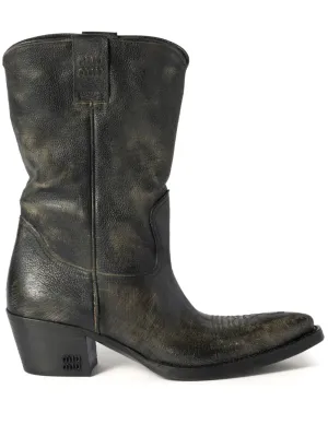 Miu Miu leather boots