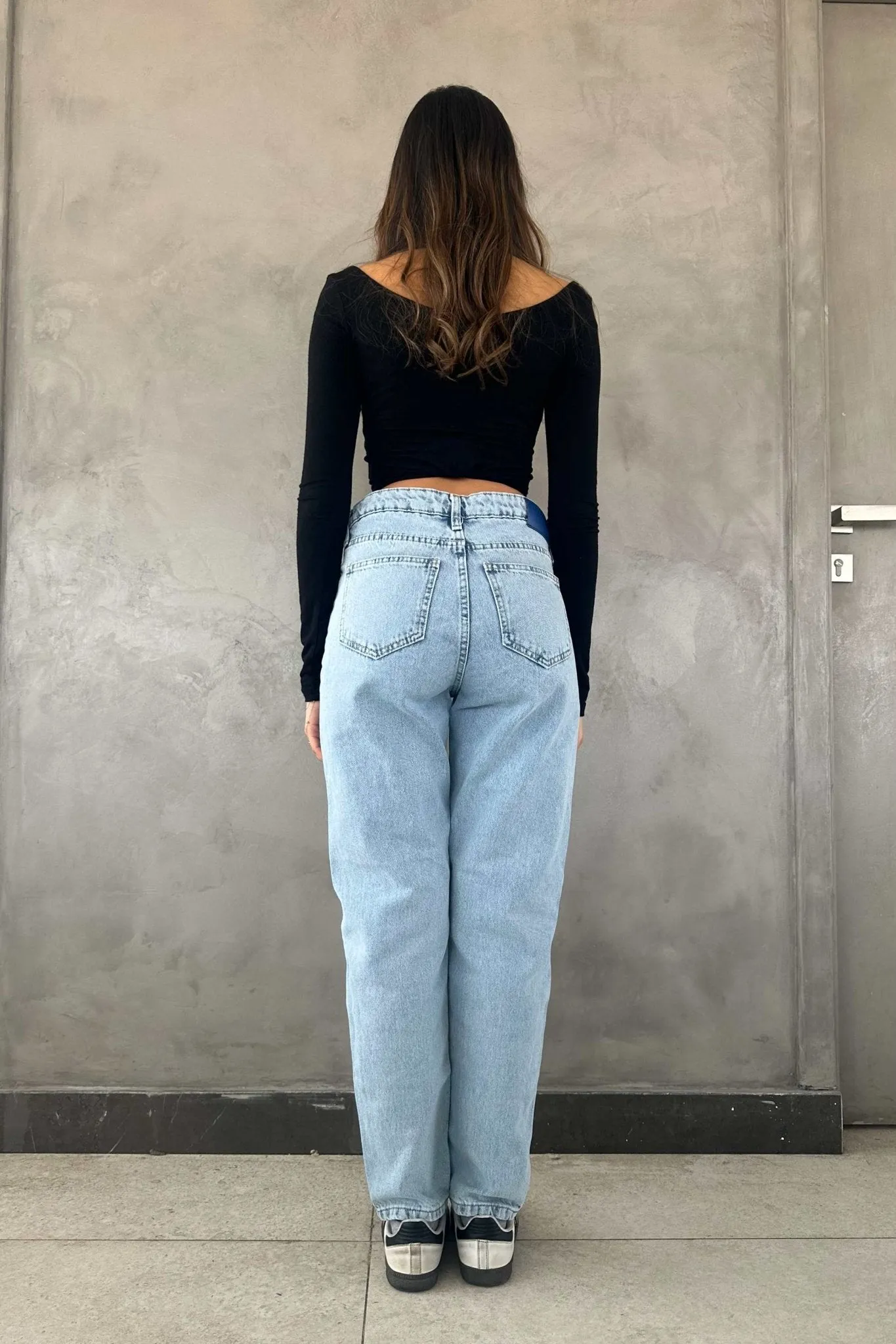 Mom-fit - Light Blue
