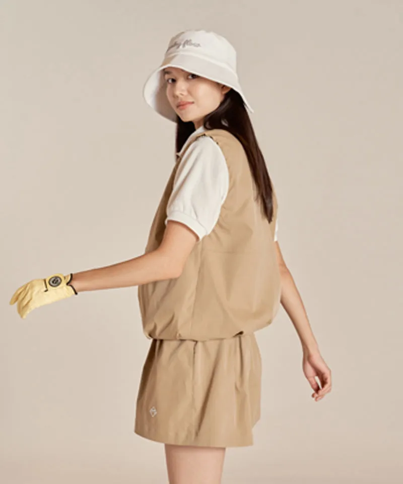 Monday Flow Ashley Volume Shorts - Beige